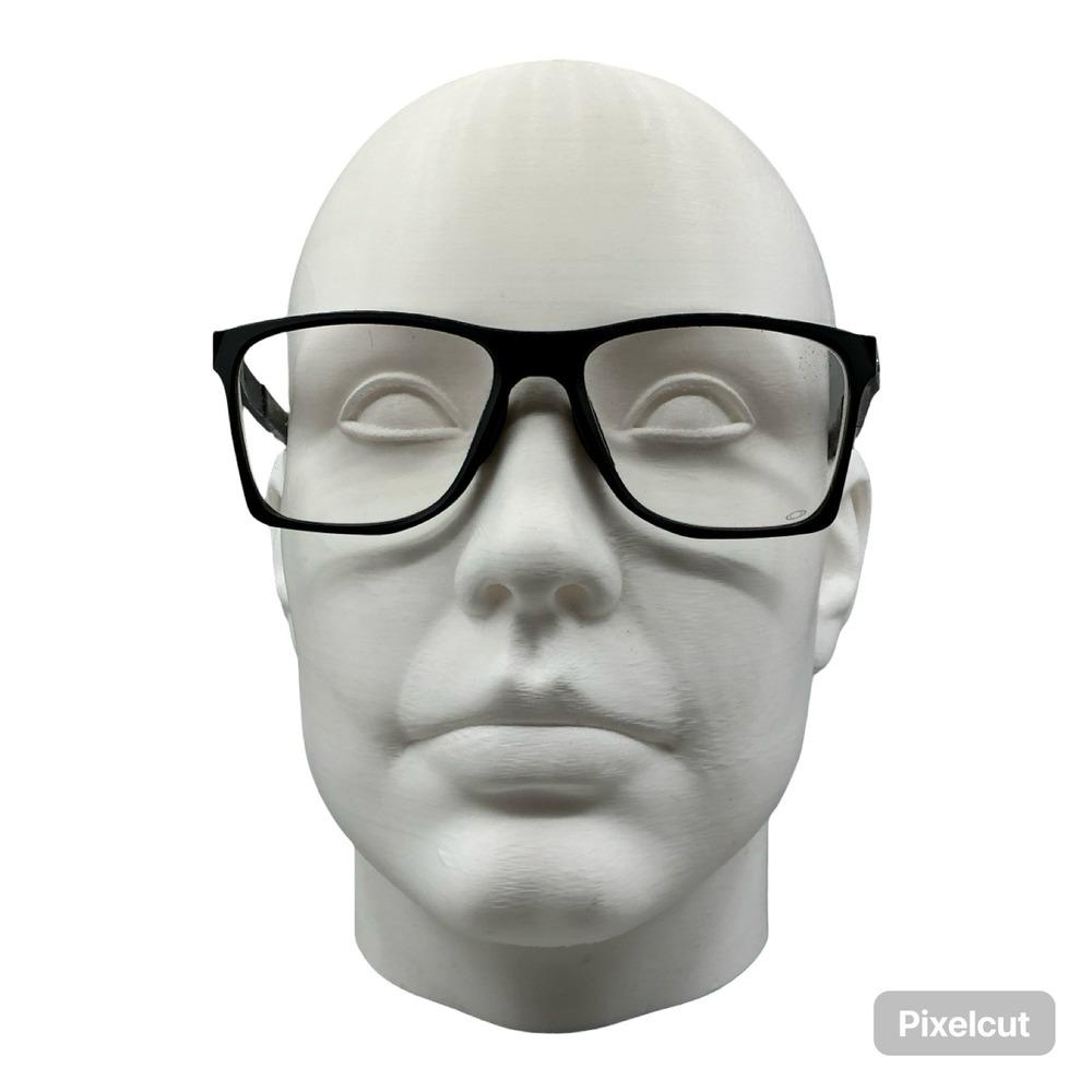 Oakley Activate OX8173-0155 Satin Black Rectangular Eyeglasses 55-16-141 Mens